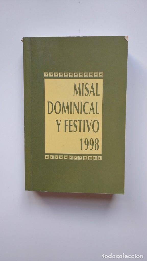 Libros de segunda mano: Misal Dominical y Festivo 1998 - Coeditores Lit&uacute;rgicos