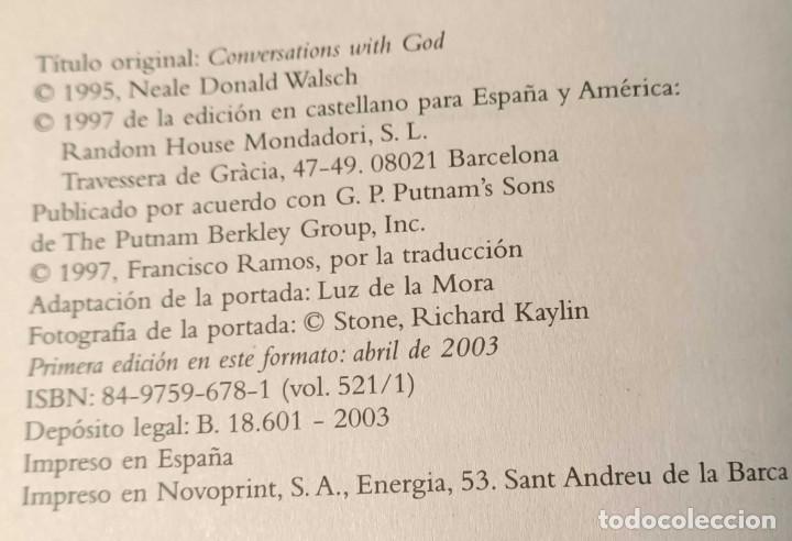 Libros de segunda mano: Libro: Conversaciones con Dios de Neale Donald Walsch, 2003 - Foto 4