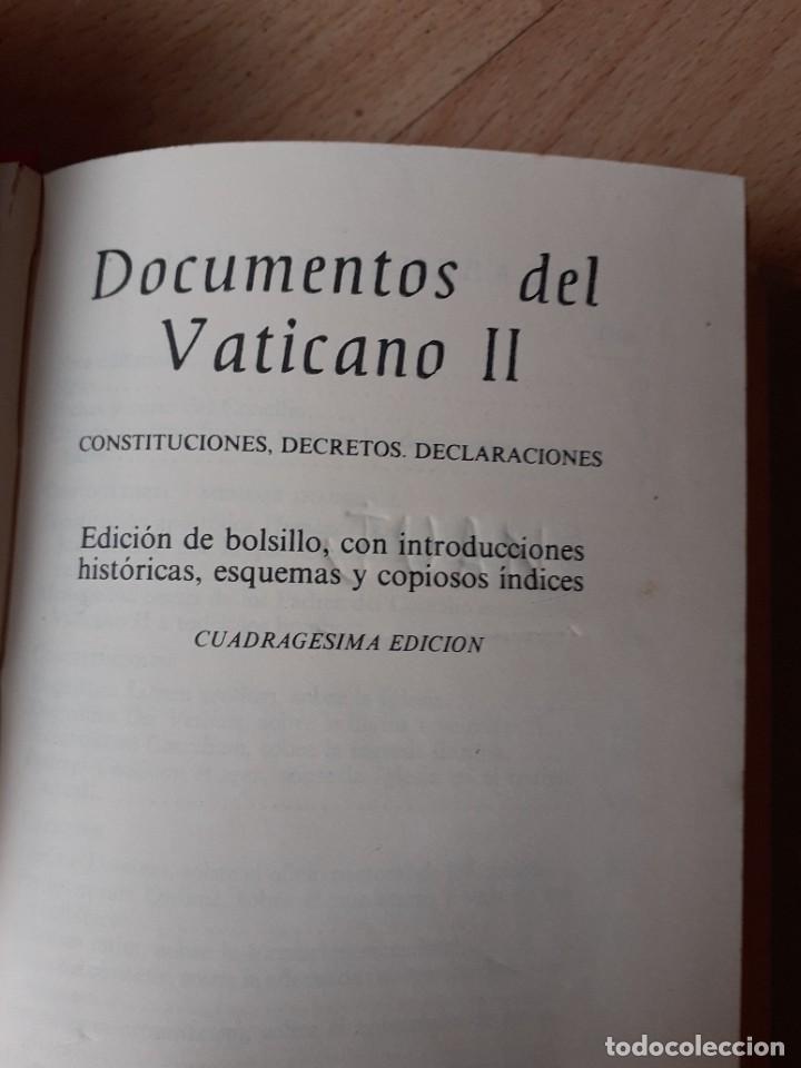 Libros de segunda mano: Documentos del Concilio Vaticano II - Foto 3