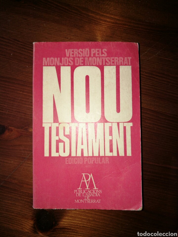Libros de segunda mano: Nou testament. Versi&oacute; dels monjos de Montserrat. - Foto 1