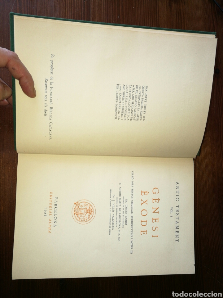 Libros de segunda mano: LA SAGRADA BIBLIA. 1936 - Foto 2