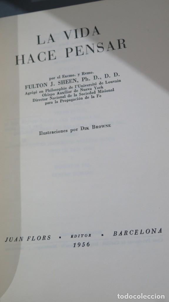 Libros de segunda mano: LA VIDA HACE PENSAR. J. SHEEN - Foto 2