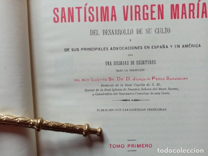 Libros de segunda mano: HISTORIA DE LA SANT&Iacute;SIMA VIRGEN MAR&Iacute;A - FACSIMIL - Foto 10