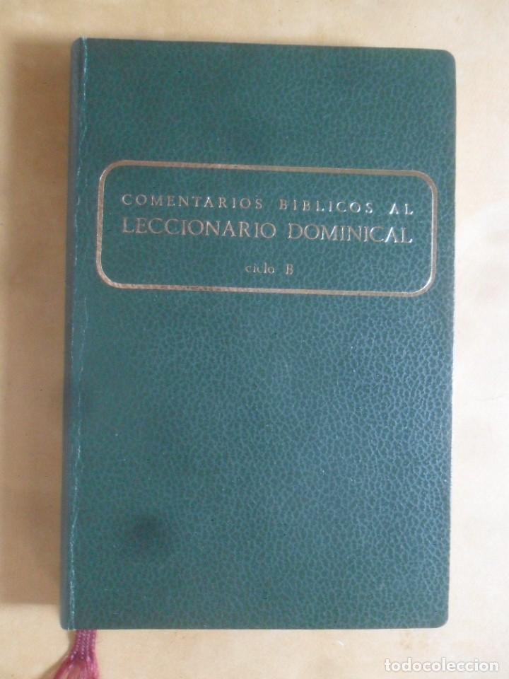 Second hand books: COMENTARIOS BIBLICOS AL LECCIONARIO DOMINICAL, CICLO B - 1983