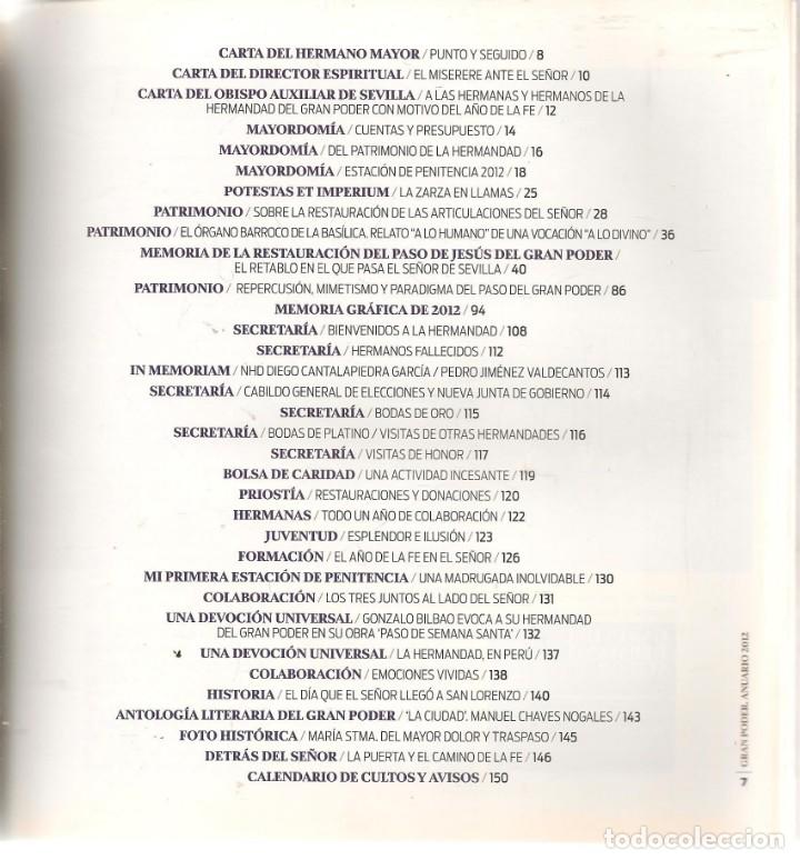 Libros de segunda mano: GRAN PODER. ANUARIO, 2012. (Z/16) - Foto 3