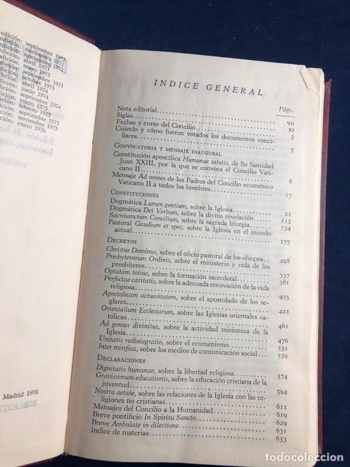 Libros de segunda mano: Documentos del Vaticano II - Foto 3