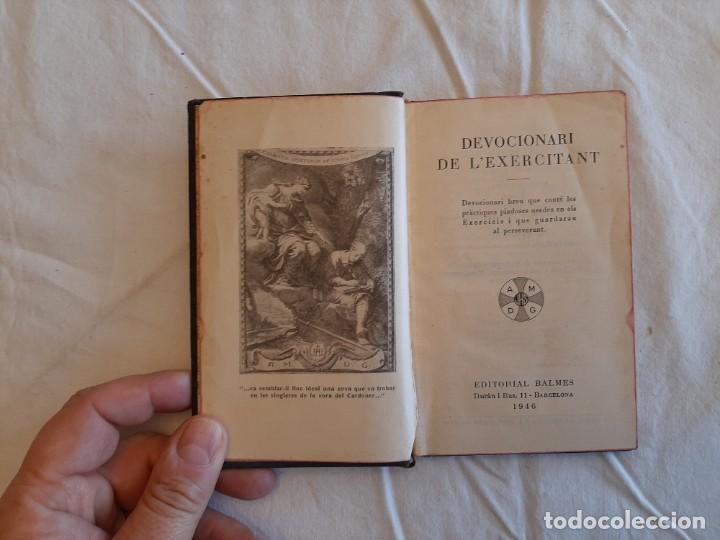 Libros de segunda mano: DEVOCIONARI DE LEXERCITANT (1946) EN CATAL&Aacute;N - Foto 1