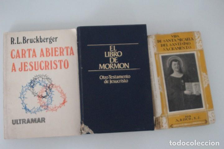 Libros de segunda mano: 3 LIBROS RELIGIOSOS - Foto 1