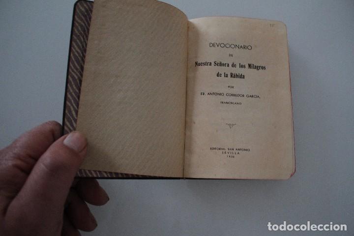 Libros de segunda mano: DEVOCIONARIO DE NUESTRA SE&Ntilde;ORA DE LOS MILAGROS DE LA R&Aacute;BIDA FRAY ANTONIO CORREDOR GARCIA