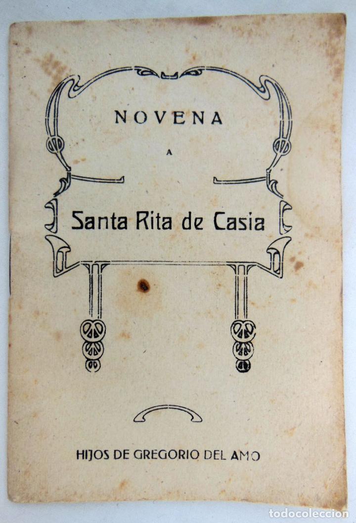 Libros de segunda mano: NOVENA A SANTA RITA DE CASIA. 1940
