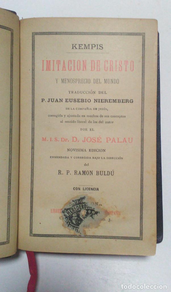 Libros de segunda mano: Imitaci&oacute;n de Cristo. Kempis - Foto 7