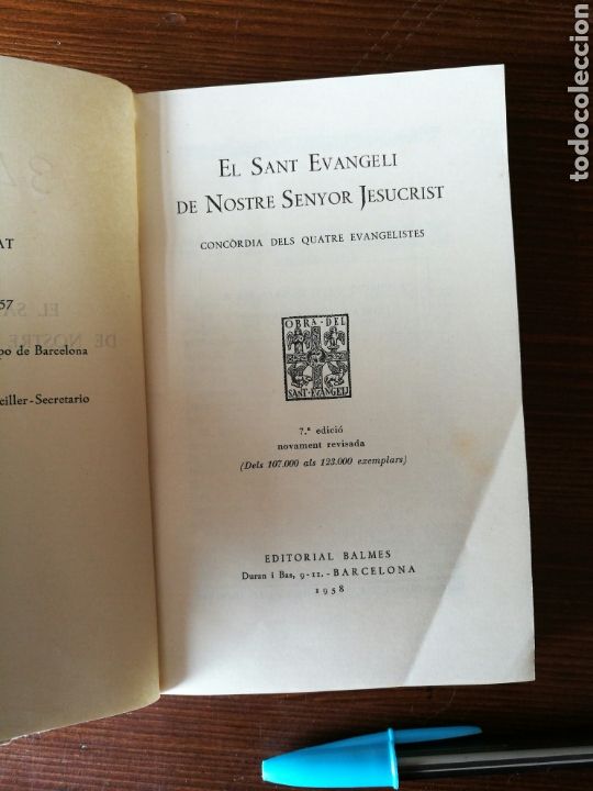 Libros de segunda mano: EL SANT EVANGELI - Foto 2
