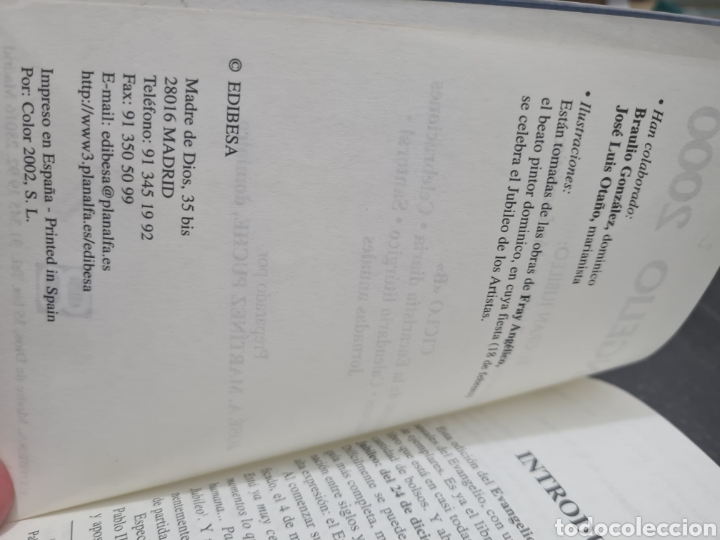 Libros de segunda mano: Evangelio 2000, a&ntilde;o 2002, Jos&eacute; a. Mart&iacute;nez - Foto 6