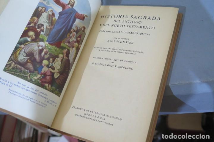 Libros de segunda mano: 1937.- HISTORIA SAGRADA. HERDER - Foto 2