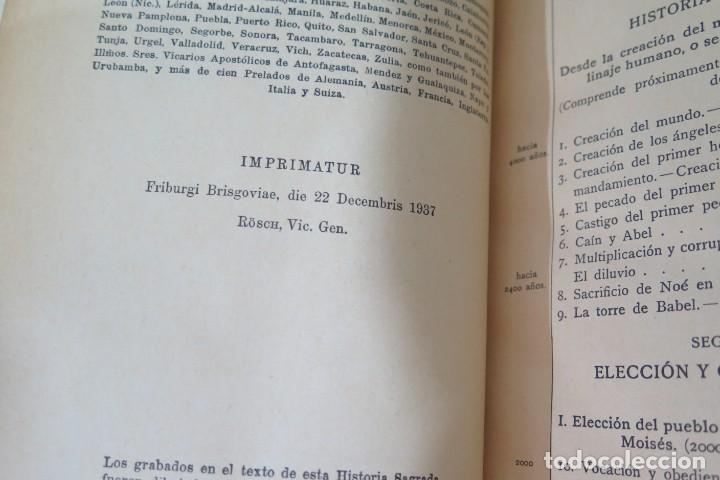 Libros de segunda mano: 1937.- HISTORIA SAGRADA. HERDER - Foto 3