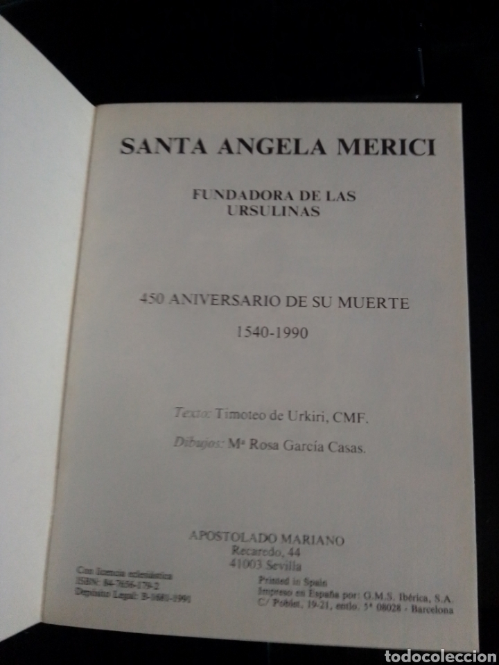 Libros de segunda mano: Santa &Aacute;ngela merici - Foto 2