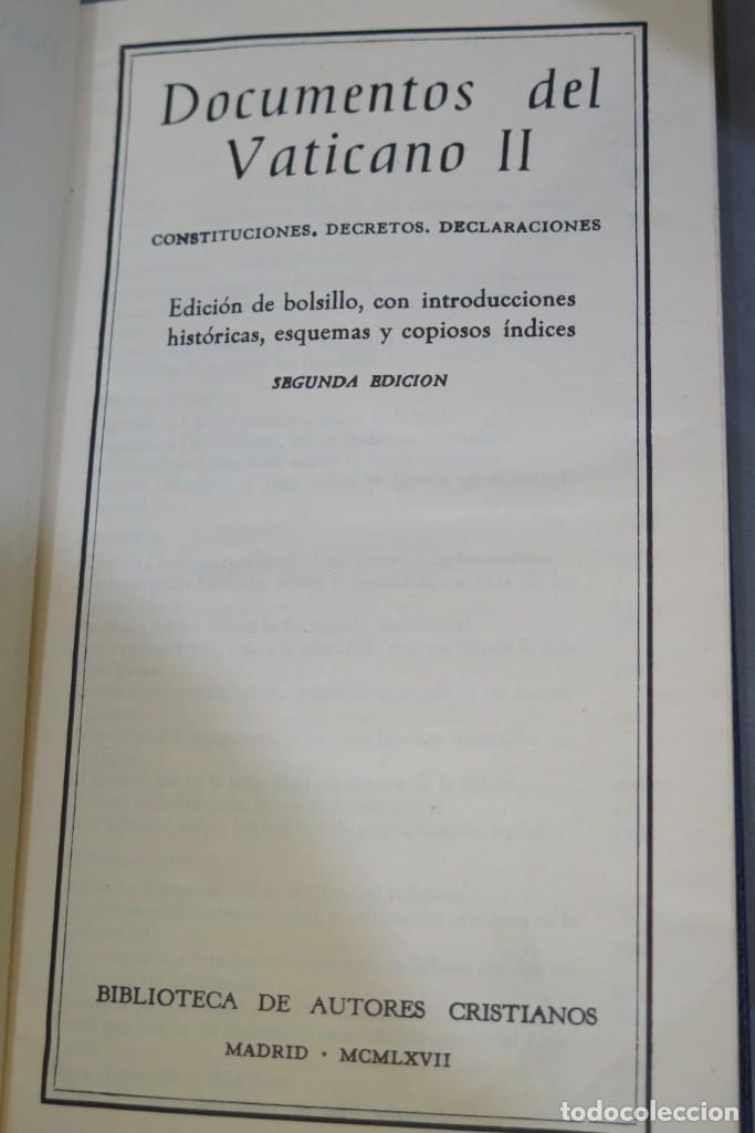 Libros de segunda mano: 1967.- DOCUMENTOS DEL VATICANO II. BAC - Foto 2