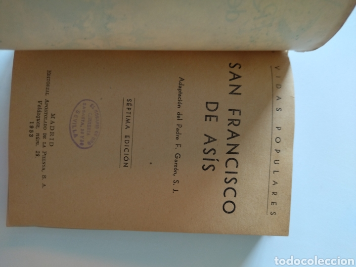 Libros de segunda mano: Libro Vida de San Francisco de As&iacute;s - Foto 4
