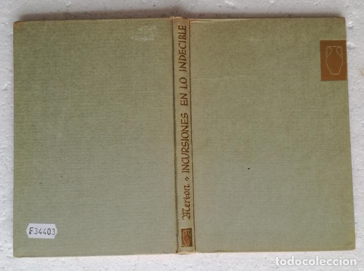 Libros de segunda mano: Incursiones en lo indecible - Thomas Merton - OFERTAS DOCABO - Foto 1