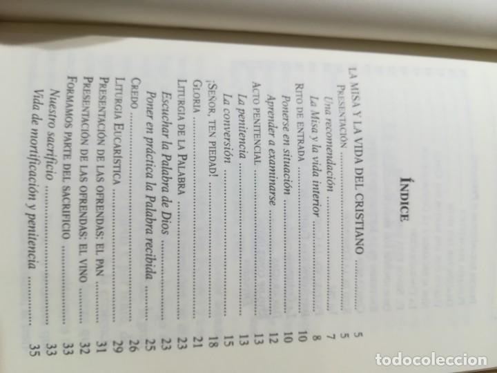 Libros de segunda mano: LA MISA EXPLICADA / MANUEL GORDILLO / PALABRA / AL14 - Foto 7
