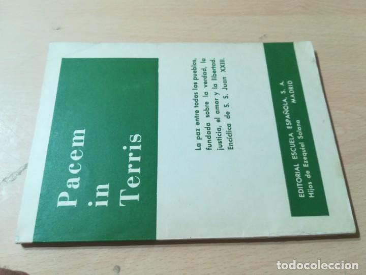 Second hand books: PACEM IN TERRIS / ESCUELA ESPA&Ntilde;OLA / / AL17