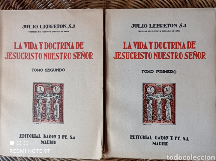 Libros de segunda mano: Julio Lebreton.&rdquo;La Vida y Doctrina de Jesucristo Nuestro Se&ntilde;or&rdquo;.