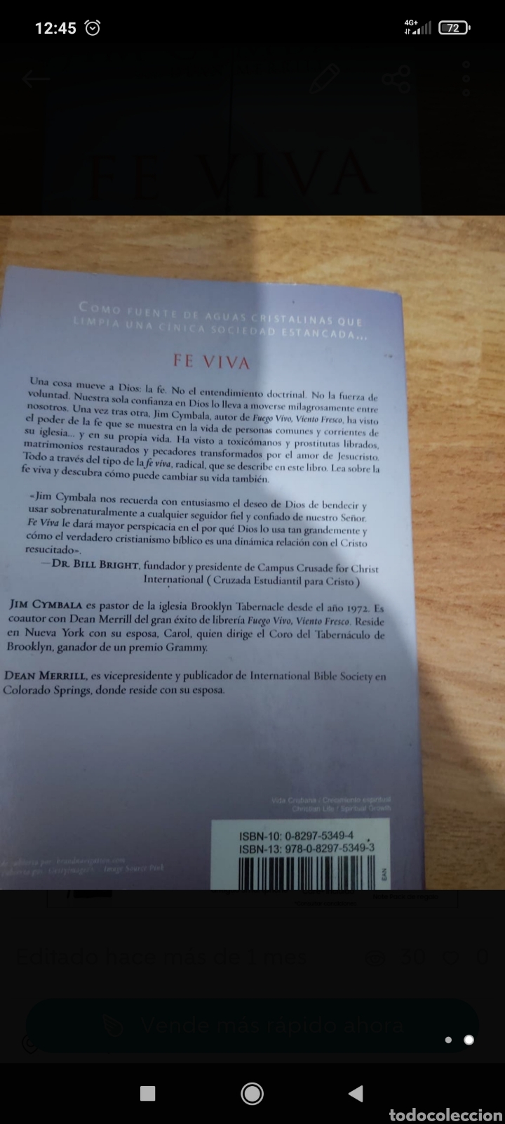 Libros de segunda mano: Fe viva,Jim Cymbala - Foto 2