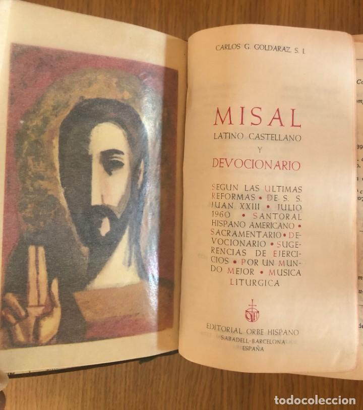 Libros de segunda mano: Dos misales - Foto 3