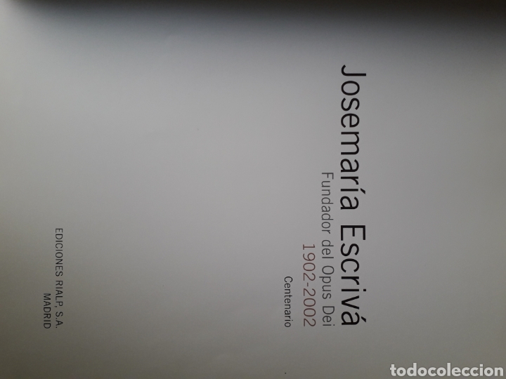 Libros de segunda mano: Josemaria Escriv&aacute; - Centenario 1902 - 2002, Rialp, 2002 - Foto 3