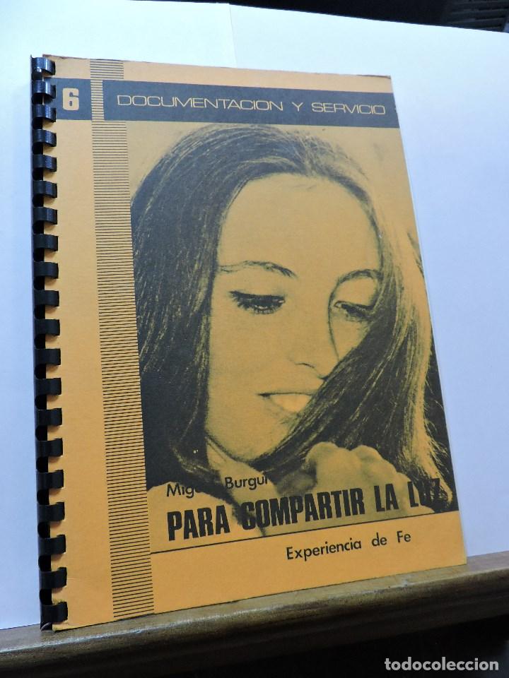 Libri di seconda mano: Para compartir la luz Experiencia de fe con adolescentes. BURGUI, Miguel. Documentaci&oacute;n y Servicio 6