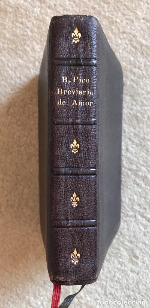 Libros de segunda mano: Breviario de Amor - Pensamientos Eucar&iacute;sticos - Rafael Pico Er&aacute;usquin (P&aacute;rroco de Laredo - Cantabria