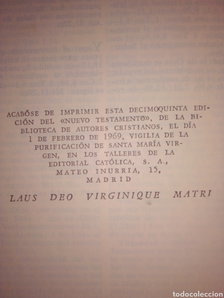 Libros de segunda mano: Nuevo Testamento ....... - Foto 3