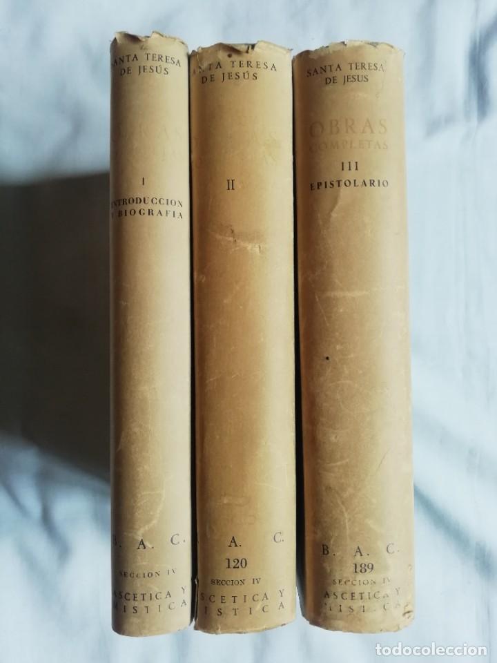 Libros de segunda mano: Obras de Santa Teresa - Foto 2