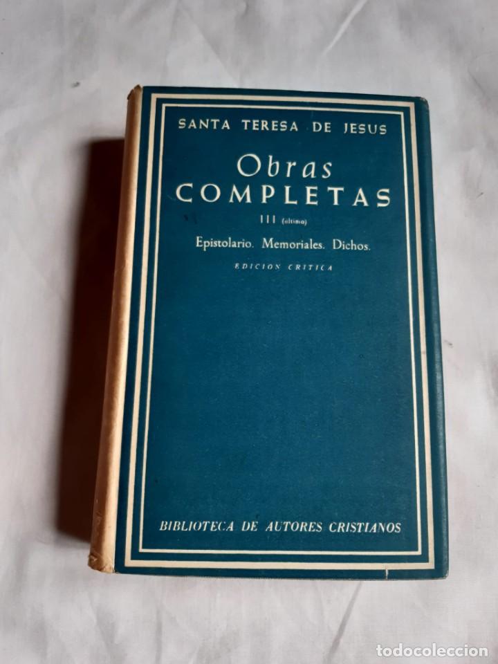 Libros de segunda mano: Obras de Santa Teresa - Foto 7