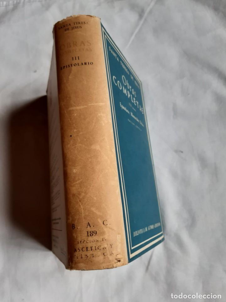 Libros de segunda mano: Obras de Santa Teresa - Foto 8
