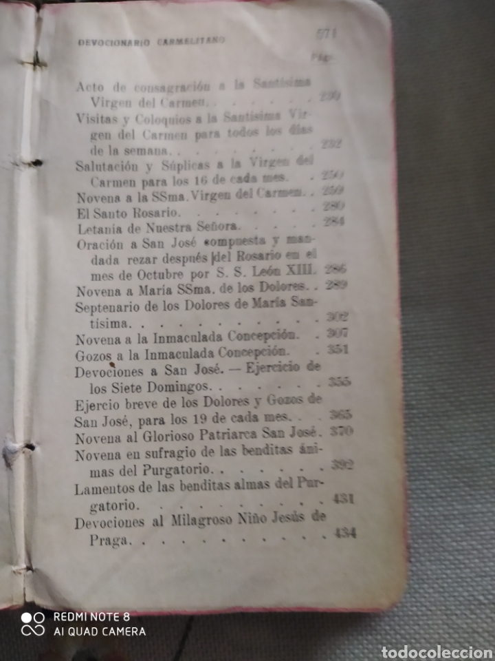 Libros de segunda mano: Devocionario Carmelitano 1938 Religion - Foto 6