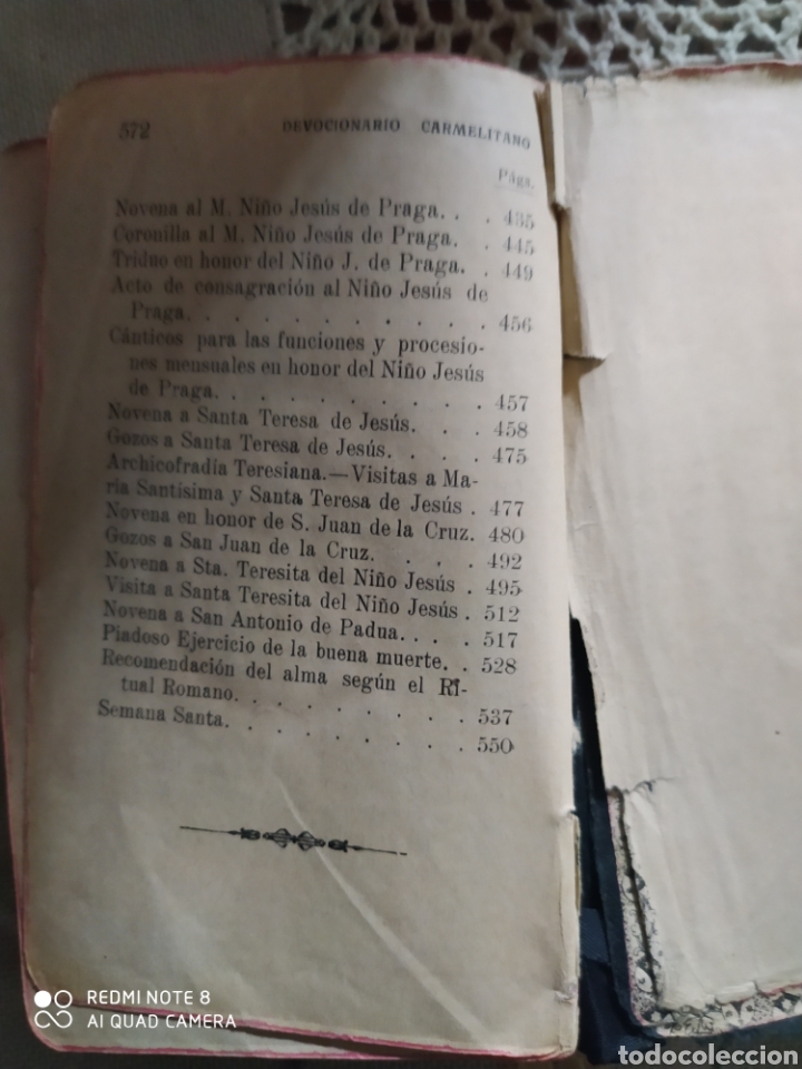 Libros de segunda mano: Devocionario Carmelitano 1938 Religion - Foto 7