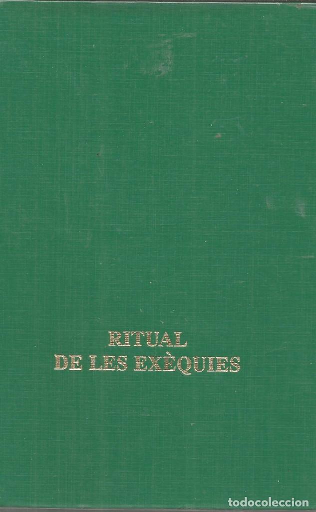 Libros de segunda mano: Ritual de les ex&egrave;quies. VV.AA. - Foto 1