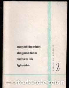 Libros de segunda mano: Constituci&oacute;n dogm&aacute;tica sobre la Iglesia - Foto 1