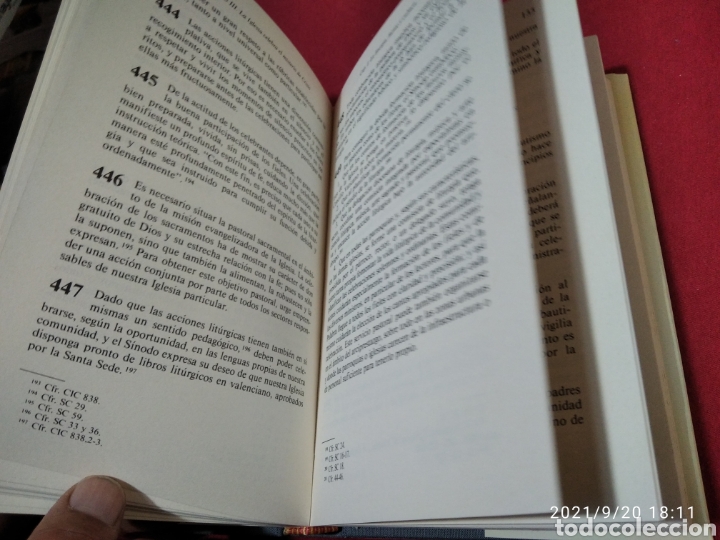 Libros de segunda mano: Libro Constituciones Sinodales, arzobispado de Valencia 1987 - Foto 7