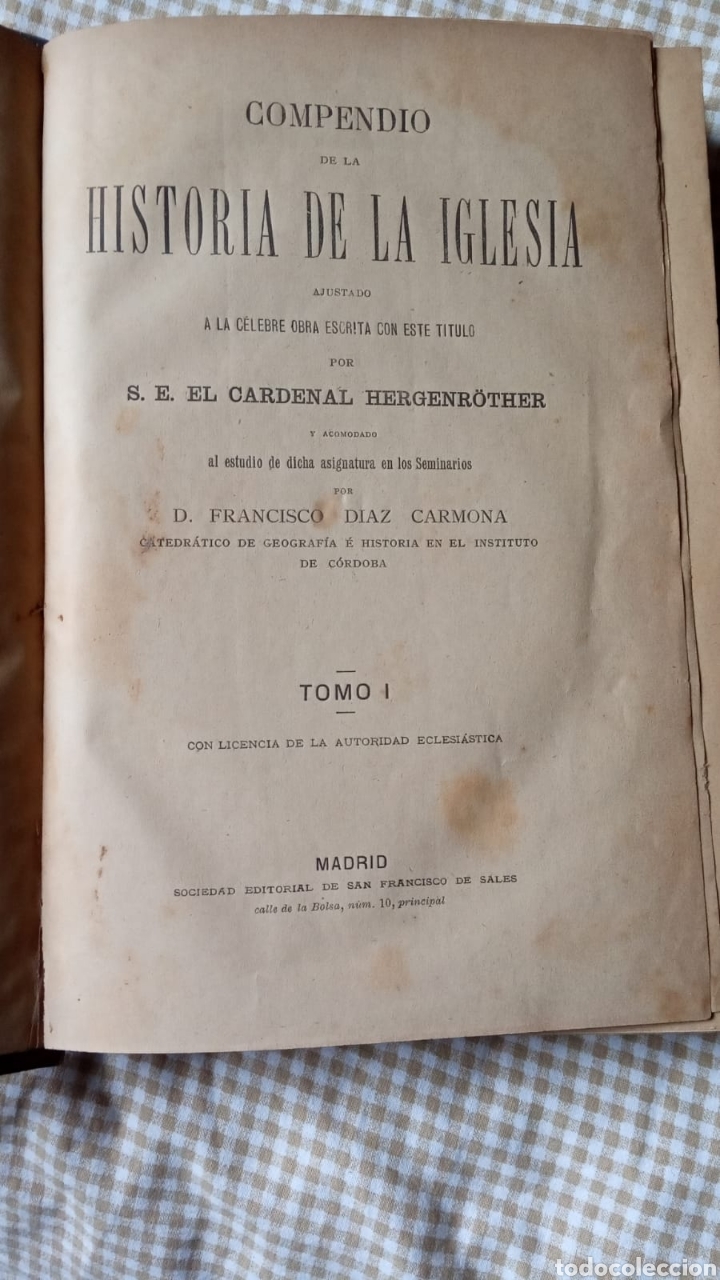 Libros de segunda mano: Compendio de la Historia de la Iglesia - Foto 1