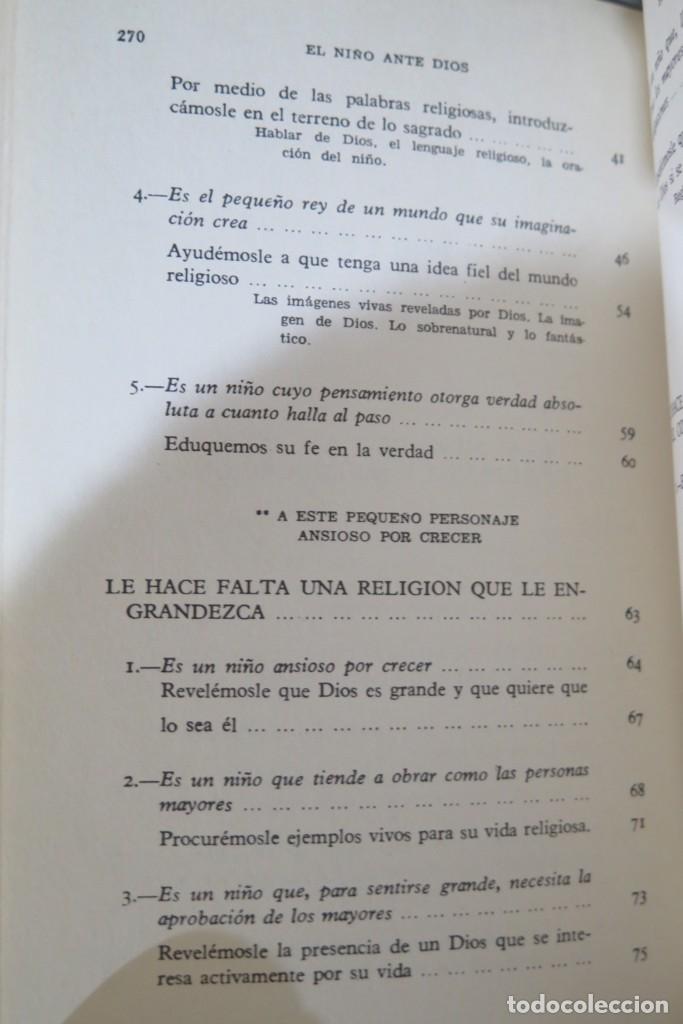 Libros de segunda mano: EL NI&Ntilde;O ANTE DIOS - Foto 3