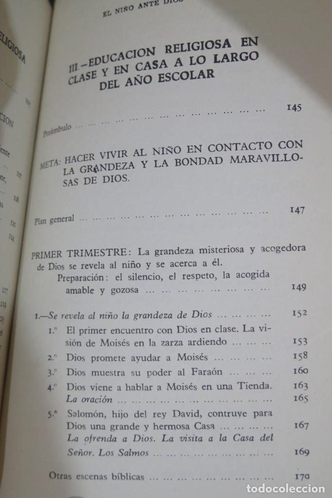 Libros de segunda mano: EL NI&Ntilde;O ANTE DIOS - Foto 6