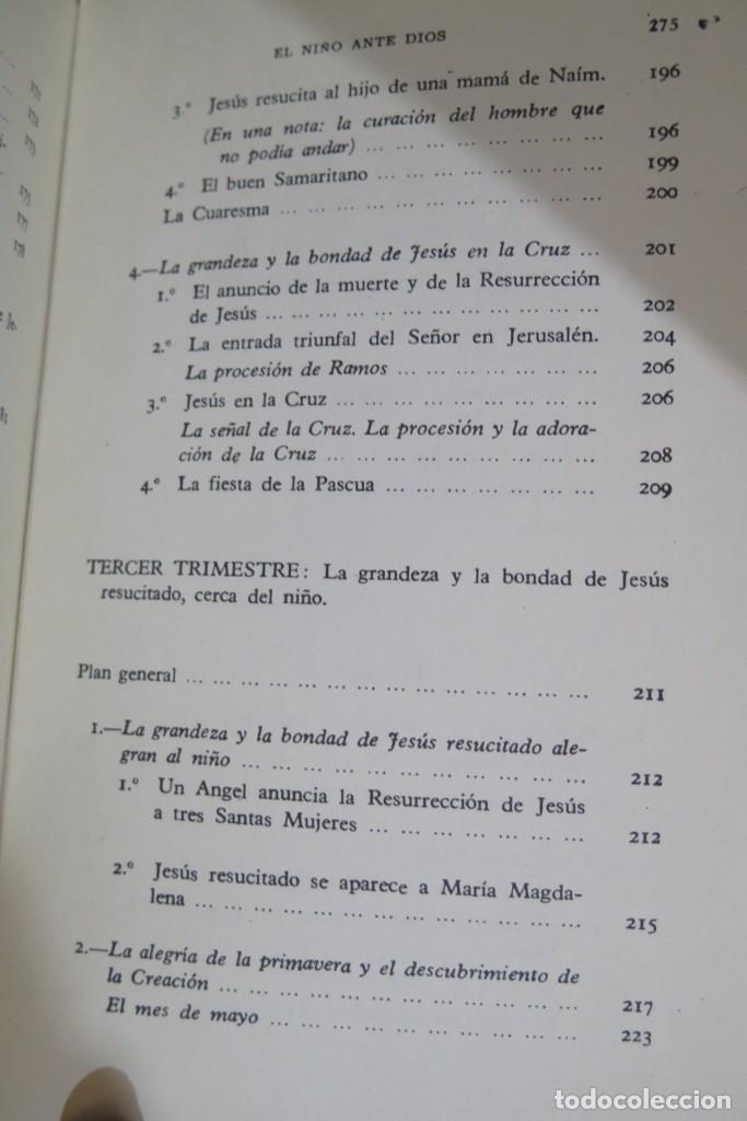 Libros de segunda mano: EL NI&Ntilde;O ANTE DIOS - Foto 8