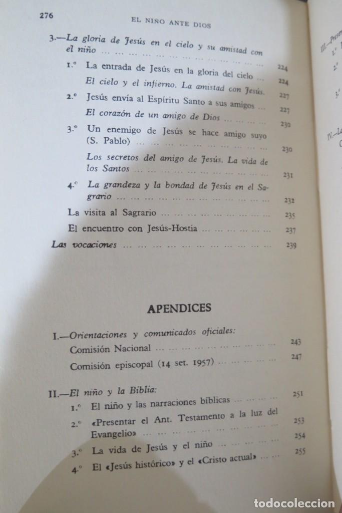 Libros de segunda mano: EL NI&Ntilde;O ANTE DIOS - Foto 9