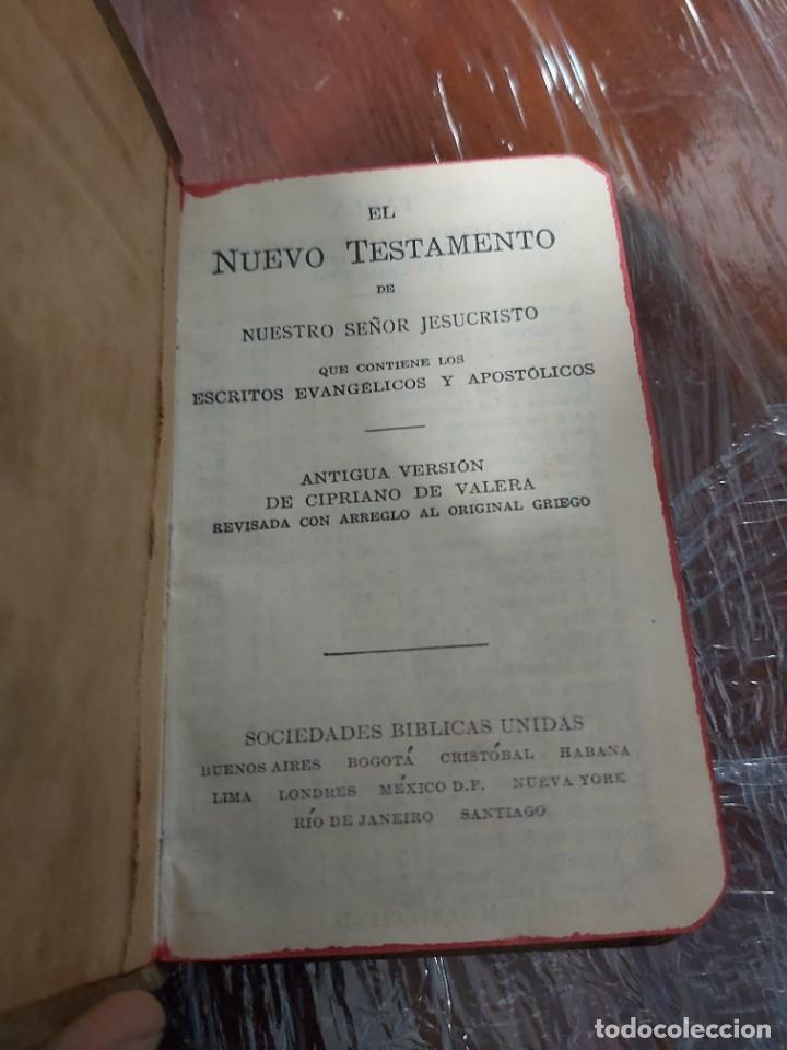 Libros de segunda mano: EL NUEVO TESTAMENTO. ANTIGUA VERSI&Oacute;N DE CIPRIANO DE VALERA. - Foto 2