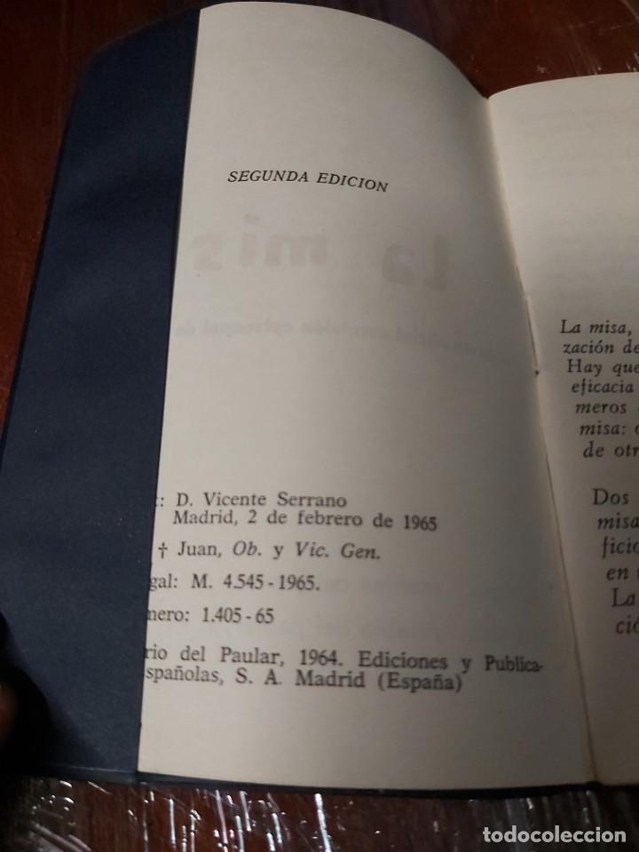Libros de segunda mano: LA MISA. MONASTERIO DEL PAULAR. 1964. - Foto 2