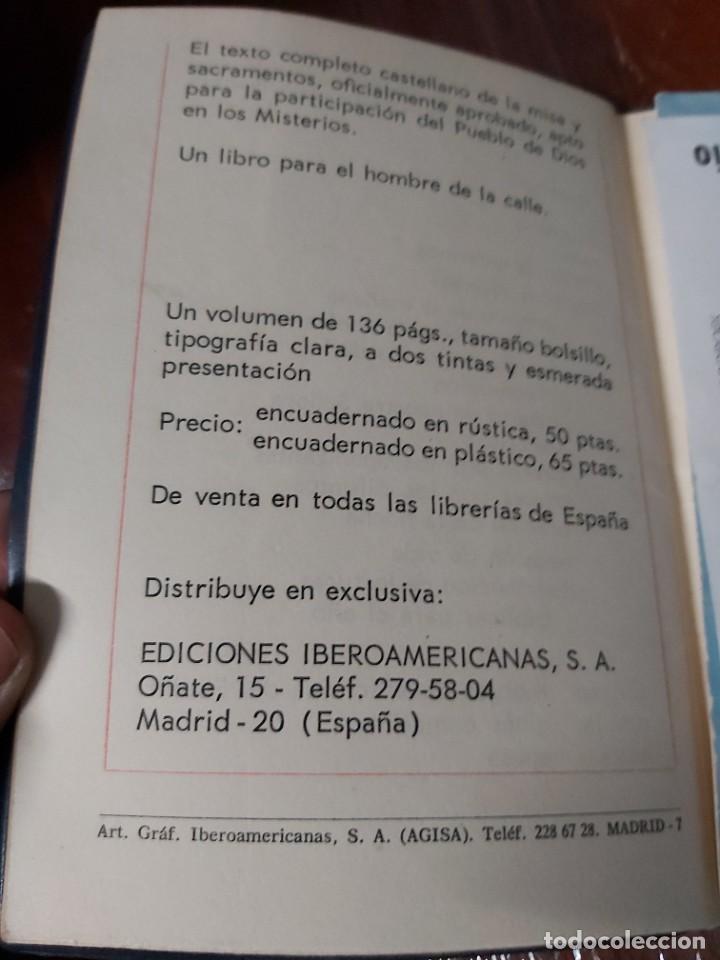 Libros de segunda mano: LA MISA. MONASTERIO DEL PAULAR. 1964. - Foto 3