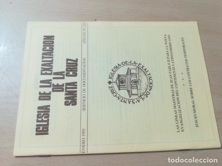 Second hand books: IGLESIA DE LA EXALTACION DE LA SANTA CRUZ / EVANGELIZACION LATINOAMERICA, CONTRATOS TEMPORALES / 223