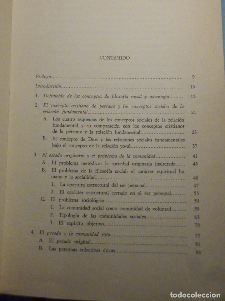Libros de segunda mano: Sociología de la Iglesia - Sanctorum Communio - Ediciones Sigueme 1969 - Foto 2 - 294956453